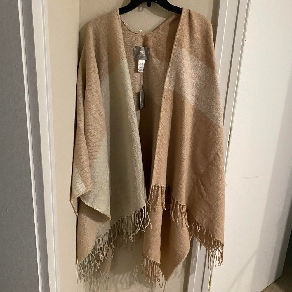 Cream/Light Pink/ Off White Shrug